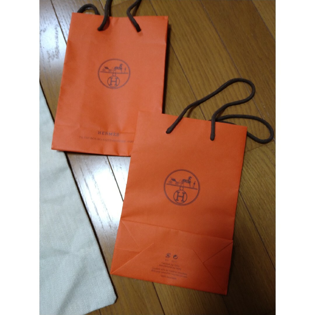 Hermes(エルメス)のHERMES　エルメス　ショップ袋　巾着　4点セット レディースのバッグ(ショップ袋)の商品写真