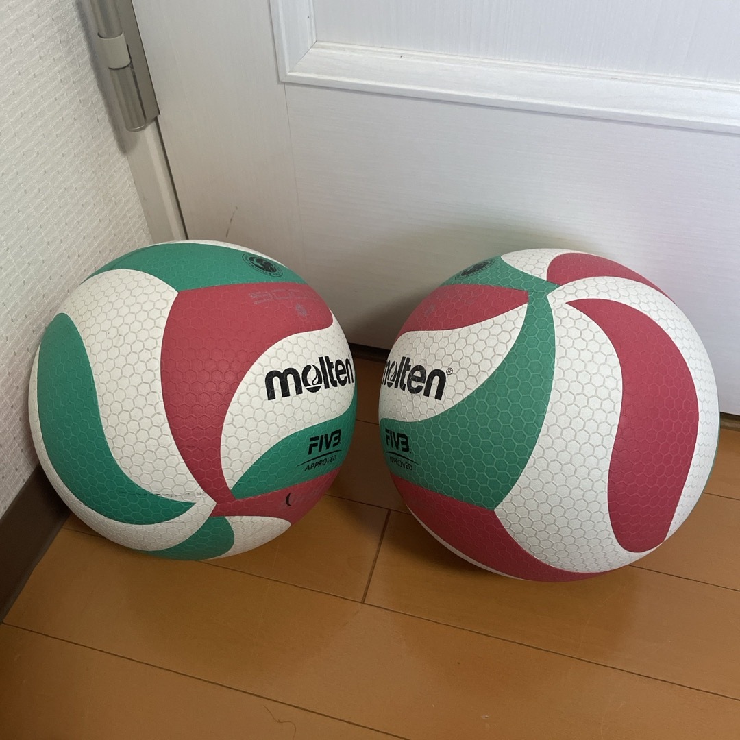 中古 molten フリスタテックボール 5号球 V5M5000 2球セット 中古 molten フリスタテックボール 5号球 V5M5000 2球セット