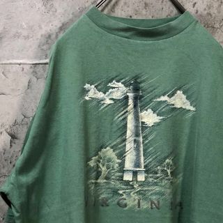 VIRGINIA 灯台 風景 雰囲気抜群 アメリカ輸入 Tシャツ(Tシャツ/カットソー(半袖/袖なし))