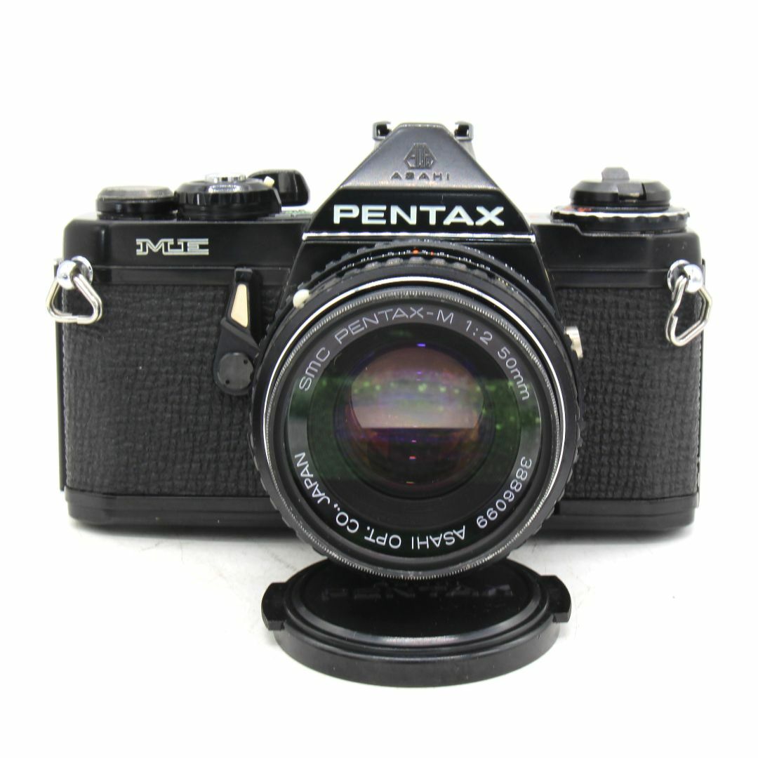 PENTAX(ペンタックス)のPentax ME + SMC Pentax-M 1:2 50mm 整備済 スマホ/家電/カメラのカメラ(フィルムカメラ)の商品写真