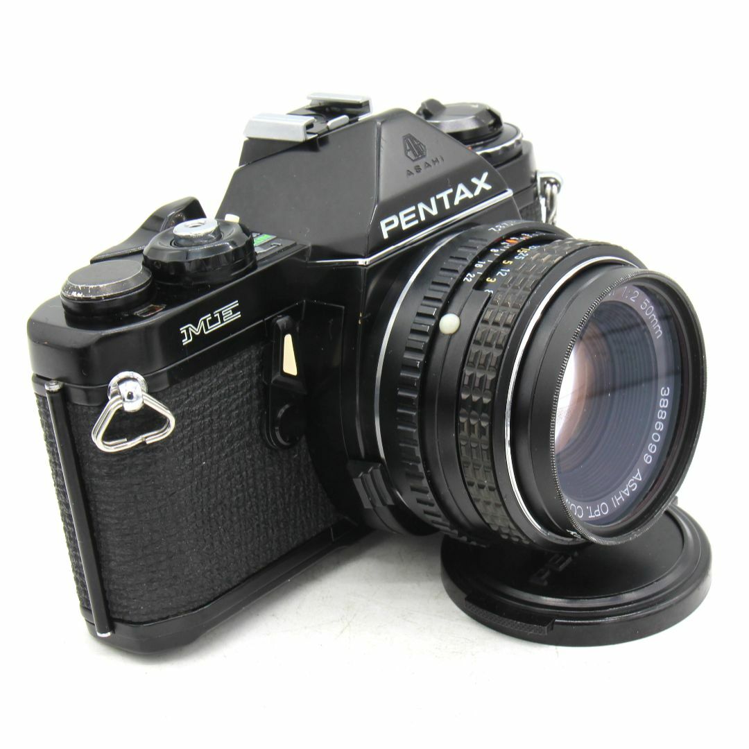 PENTAX(ペンタックス)のPentax ME + SMC Pentax-M 1:2 50mm 整備済 スマホ/家電/カメラのカメラ(フィルムカメラ)の商品写真