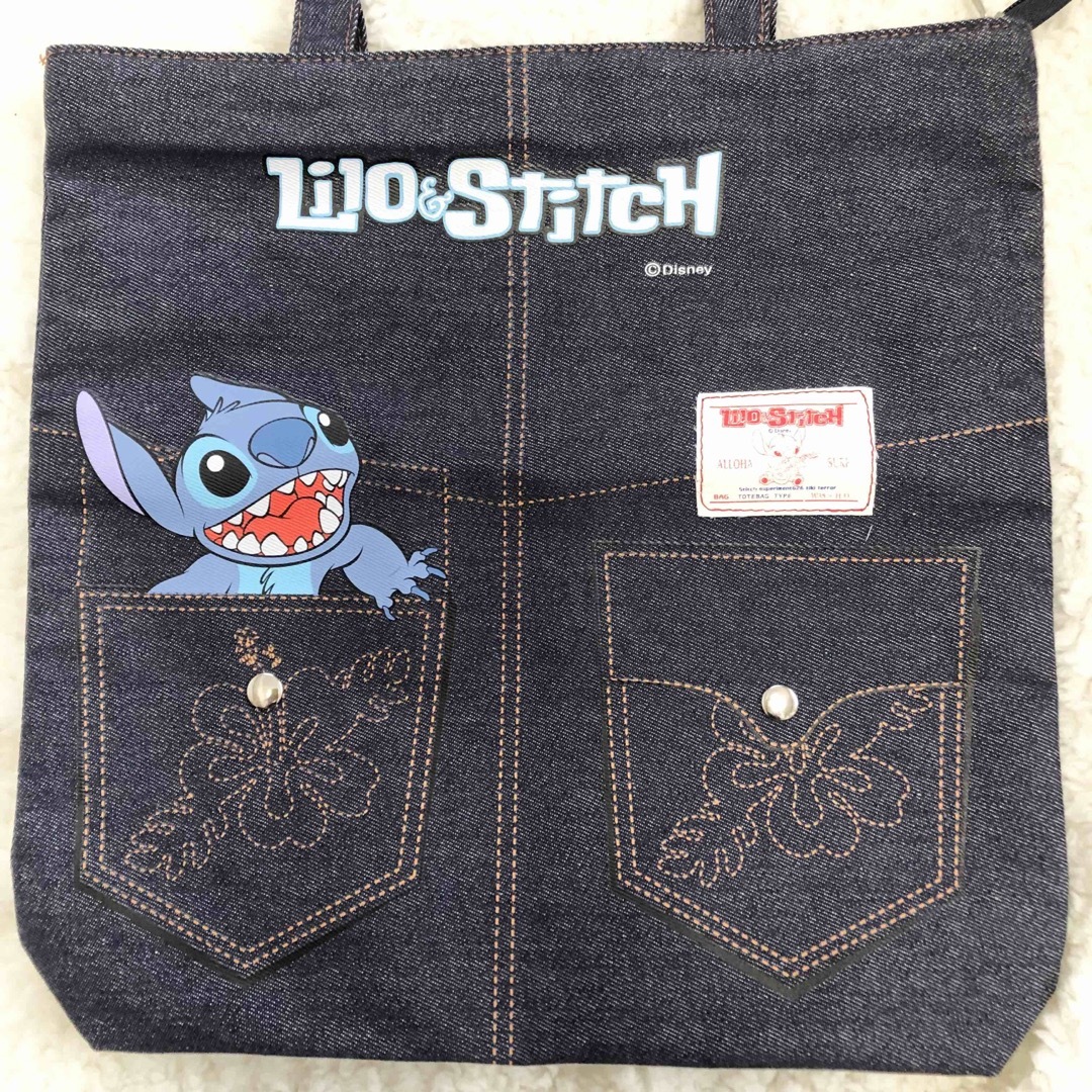 Disney(ディズニー)のDisney【Lilo&Stitch】リロ＆ステイッチ　ディズニー　トートバッグ レディースのバッグ(トートバッグ)の商品写真