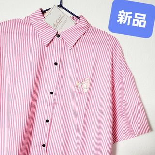 サンリオ - 新品 マイメロ 半袖シャツ サンリオ Tシャツ マイメロディ ブラウス 半シャツ