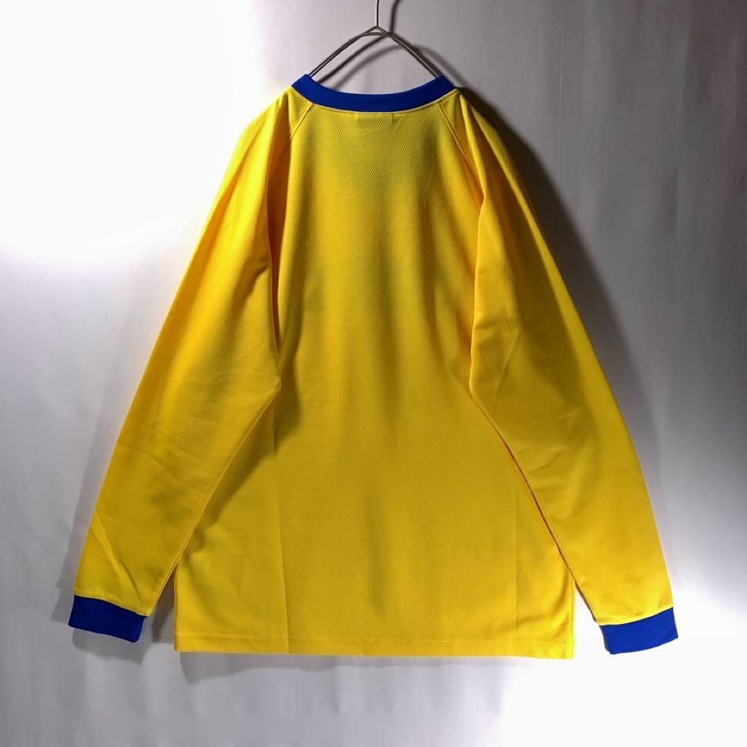 UMBRO(アンブロ)の00s 古着 UMBRO ユニフォーム ゲームシャツ 長袖 黄色 y2k メンズのトップス(Tシャツ/カットソー(七分/長袖))の商品写真