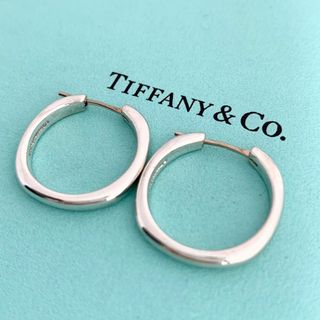 ティファニー(Tiffany & Co.)のティファニー 希少 クッション スクエア フープ ピアス ヴィンテージ ds14(ピアス)