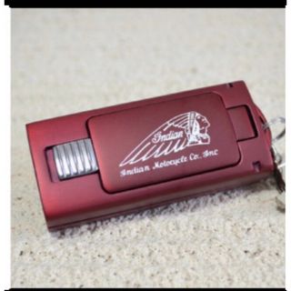 インディアンモーターサイクル(Indian MOTORCYCLE)のレッド インディアンモトサイクル 携帯灰皿  キーホルダー シガレットケース(タバコグッズ)