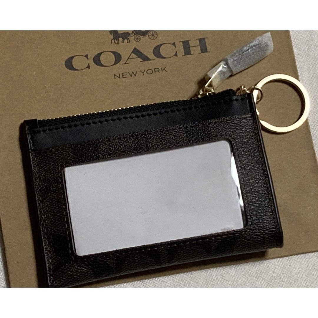 COACH(コーチ)の新品　COACH コーチ　コインケース　パスケース　シグネチャー メンズのファッション小物(コインケース/小銭入れ)の商品写真