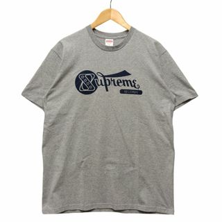 シュプリーム(Supreme)のSUPREME シュプリーム 24SS Records Tee レコード Tシャツ ヘザーグレー サイズM 正規品 / B5306(Tシャツ/カットソー(半袖/袖なし))