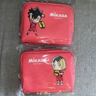 MIKASA x ハイキュー!!　孤爪 研磨　黒尾 鉄朗　ポーチ　音駒、小物入れ