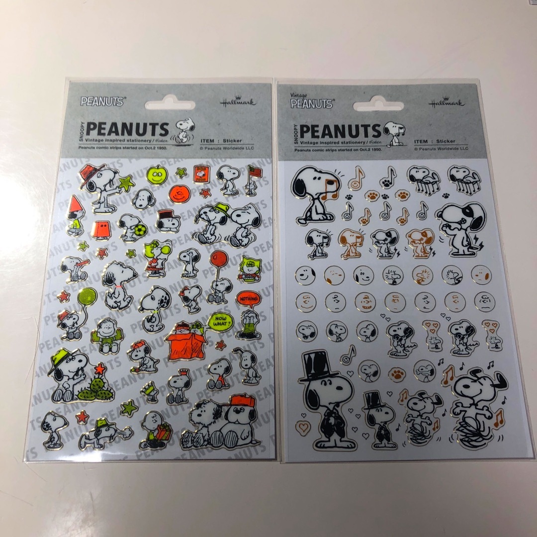 PEANUTS(ピーナッツ)のスヌーピー SNOOPY ステッカー 6枚セット エンタメ/ホビーのおもちゃ/ぬいぐるみ(キャラクターグッズ)の商品写真