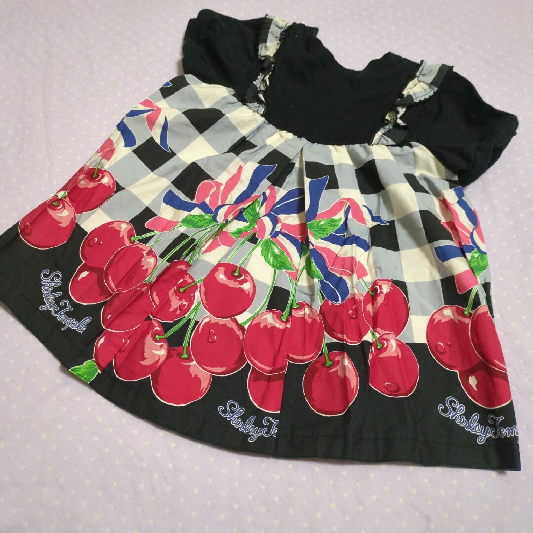 Shirley Temple(シャーリーテンプル)のシャーリーテンプル　さくらんぼチュニック キッズ/ベビー/マタニティのキッズ服女の子用(90cm~)(Tシャツ/カットソー)の商品写真