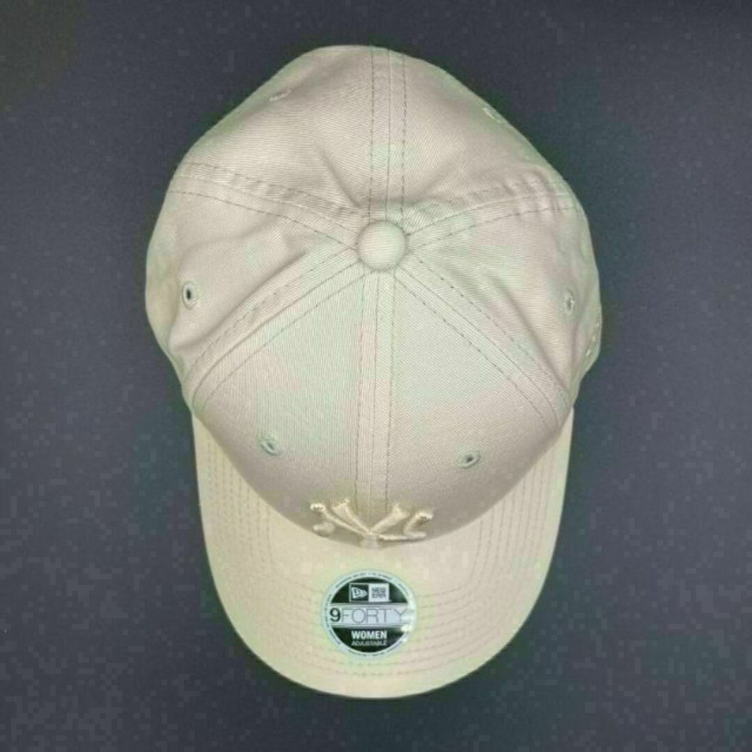 NEW ERA(ニューエラー)のニューエラ キャップ 帽子 アイボリー 9FORTY new era ヤンキース レディースの帽子(キャップ)の商品写真