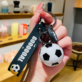 キーホルダー サッカーボールキーホルダー　フットボール キーチェーン (キーホルダー)