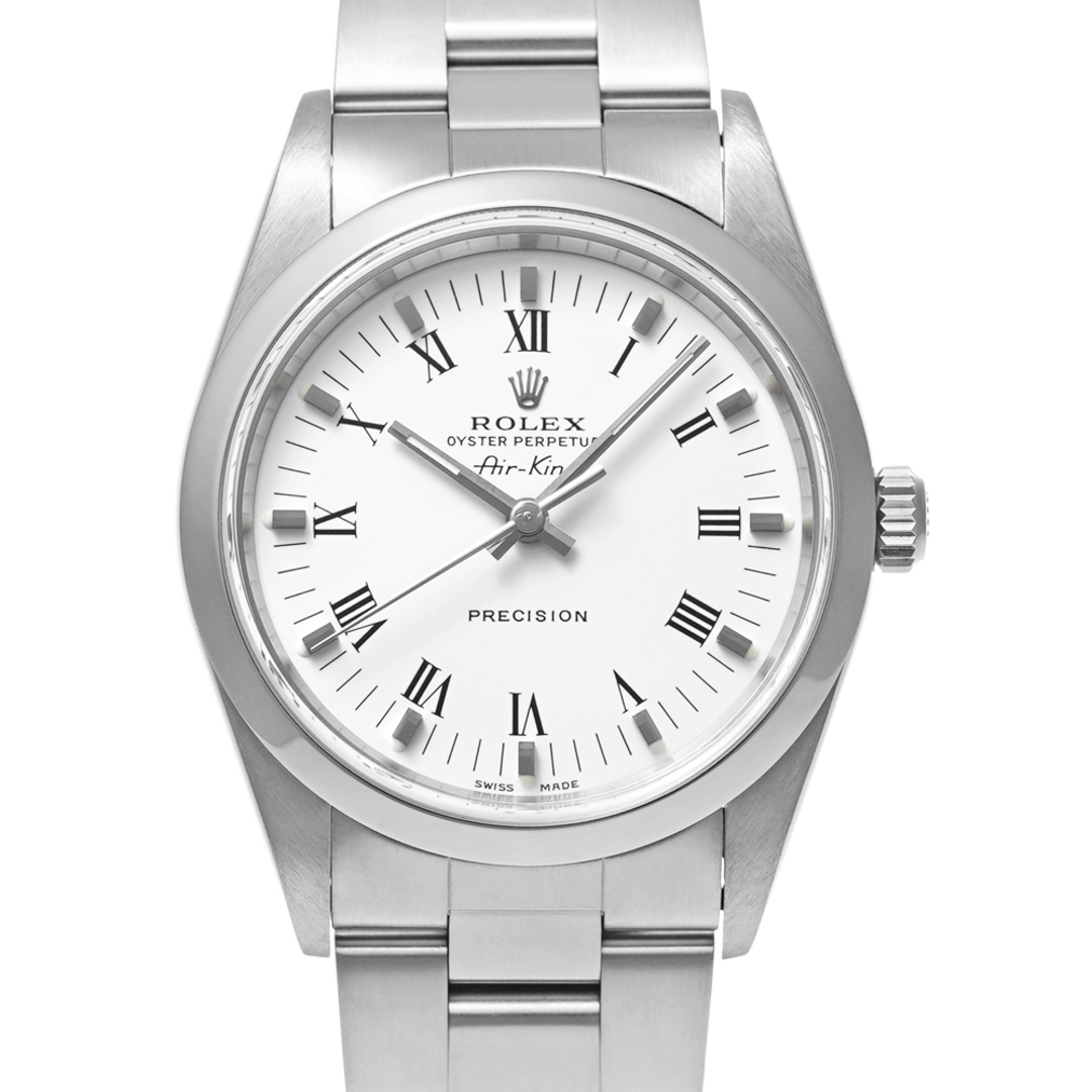 ROLEX(ロレックス)のロレックス エアキング Ref.14000 ホワイト P番 中古品 メンズ 腕時計 メンズの時計(腕時計(アナログ))の商品写真