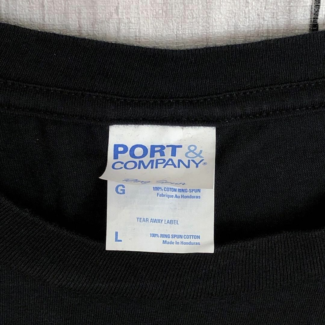 半袖Ｔシャツ　コットンシャツ　黒ブラック　サイズＬ　骸骨スカル髑髏　メンズ古着 メンズのトップス(Tシャツ/カットソー(半袖/袖なし))の商品写真