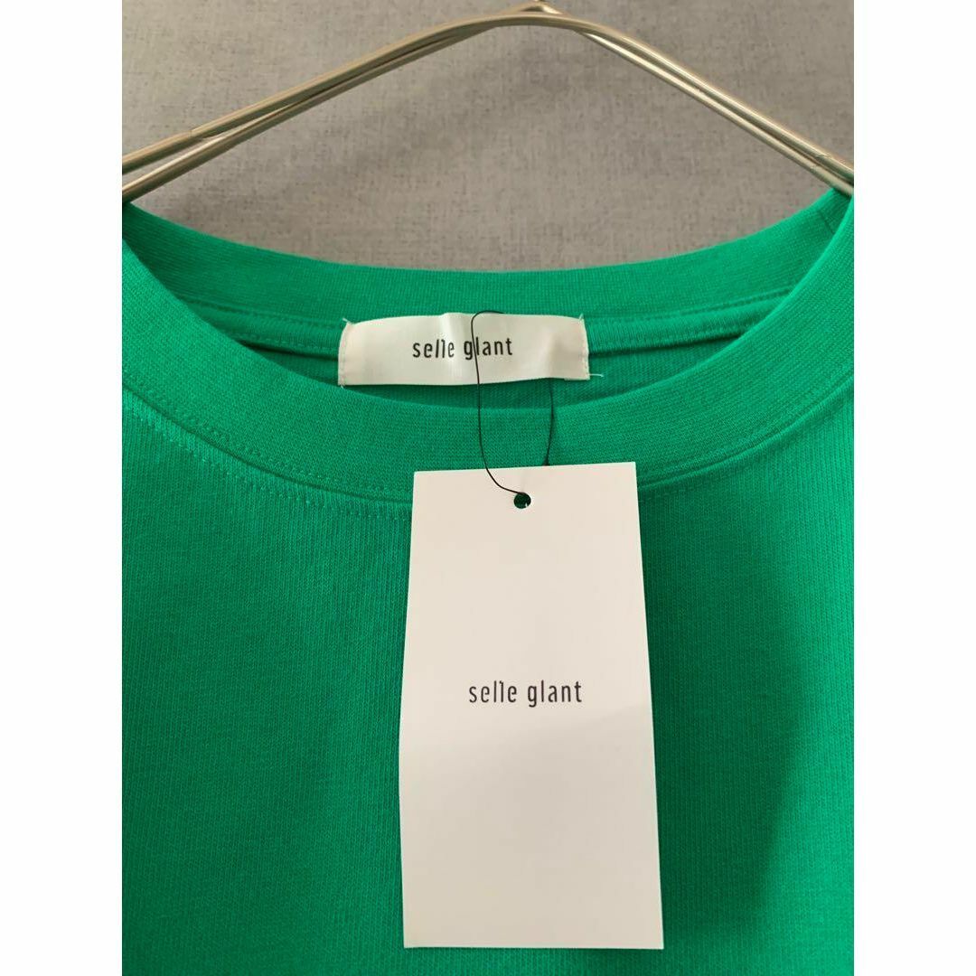 新品☆メンズselle glant カラーロンＴ 長袖カットソー グリーン メンズのトップス(Tシャツ/カットソー(七分/長袖))の商品写真