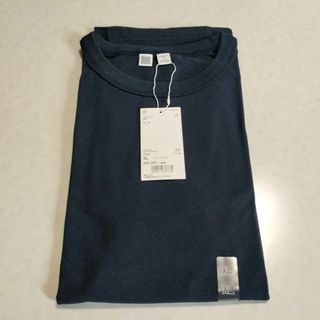 ユニクロ(UNIQLO)のユニクロU　2018SS　クルーネックT（半袖）ブルー(Tシャツ/カットソー(半袖/袖なし))