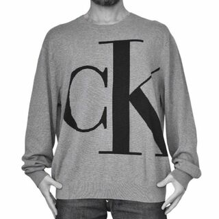 カルバンクライン(Calvin Klein)の新品　Calvin Klein ユニセックス　ビッグ ロゴ　セーター(ニット/セーター)