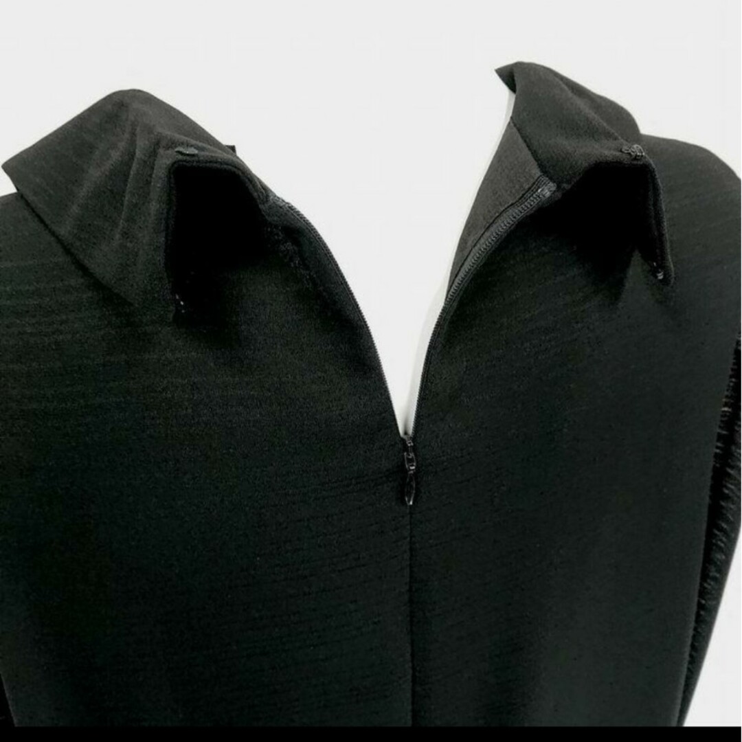 ブラックフォーマル　Aラインワンピース　15号 レディースのフォーマル/ドレス(礼服/喪服)の商品写真