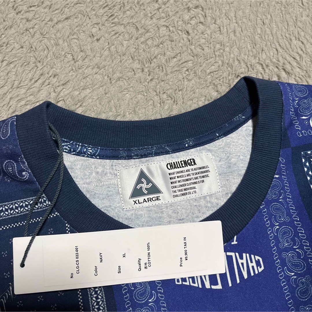 NEIGHBORHOOD(ネイバーフッド)のCHALLENGER BANDANA tee tシャツ　ペイズリー　XL 総柄 メンズのトップス(Tシャツ/カットソー(半袖/袖なし))の商品写真