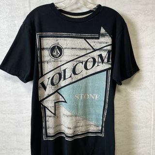 ボルコム(volcom)のVOLCOM　ボルコム　半袖Ｔシャツ　サイズＬ　黒ブラック　メンズ　古着(Tシャツ/カットソー(半袖/袖なし))