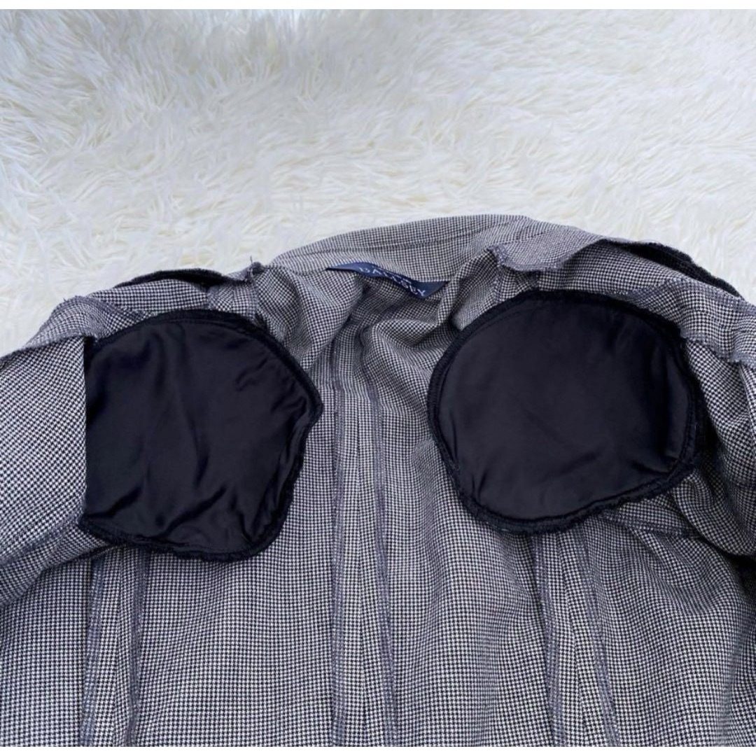 Ballsey(ボールジィ)のボールジィ 千鳥格子 ストレッチ ジャケット フォーマル スーツ レトロ 白黒 レディースのフォーマル/ドレス(スーツ)の商品写真