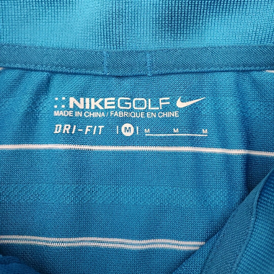 NIKE(ナイキ)のNIKEGOLF 半袖　ポロシャツ　ボーダー メンズのトップス(ポロシャツ)の商品写真