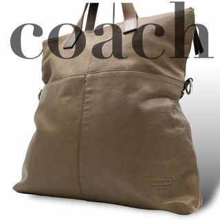 コーチ(COACH)のcoach コーチ 2way パーフォレイテッド トートバッグ A4(トートバッグ)