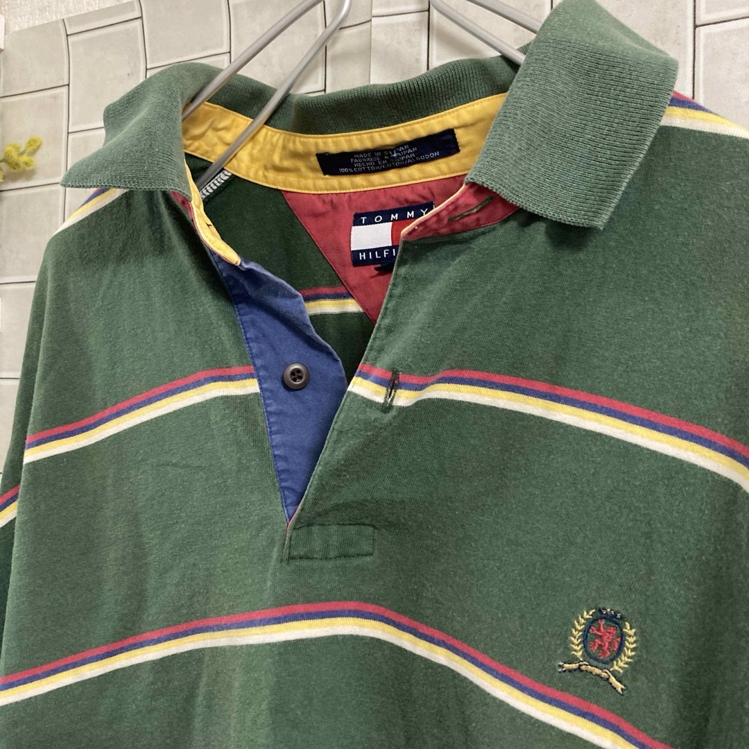 TOMMY HILFIGER(トミーヒルフィガー)のトミーヒルフィガー⭐️90s⭐️オーバーサイズ⭐️古着⭐️ メンズのトップス(ポロシャツ)の商品写真