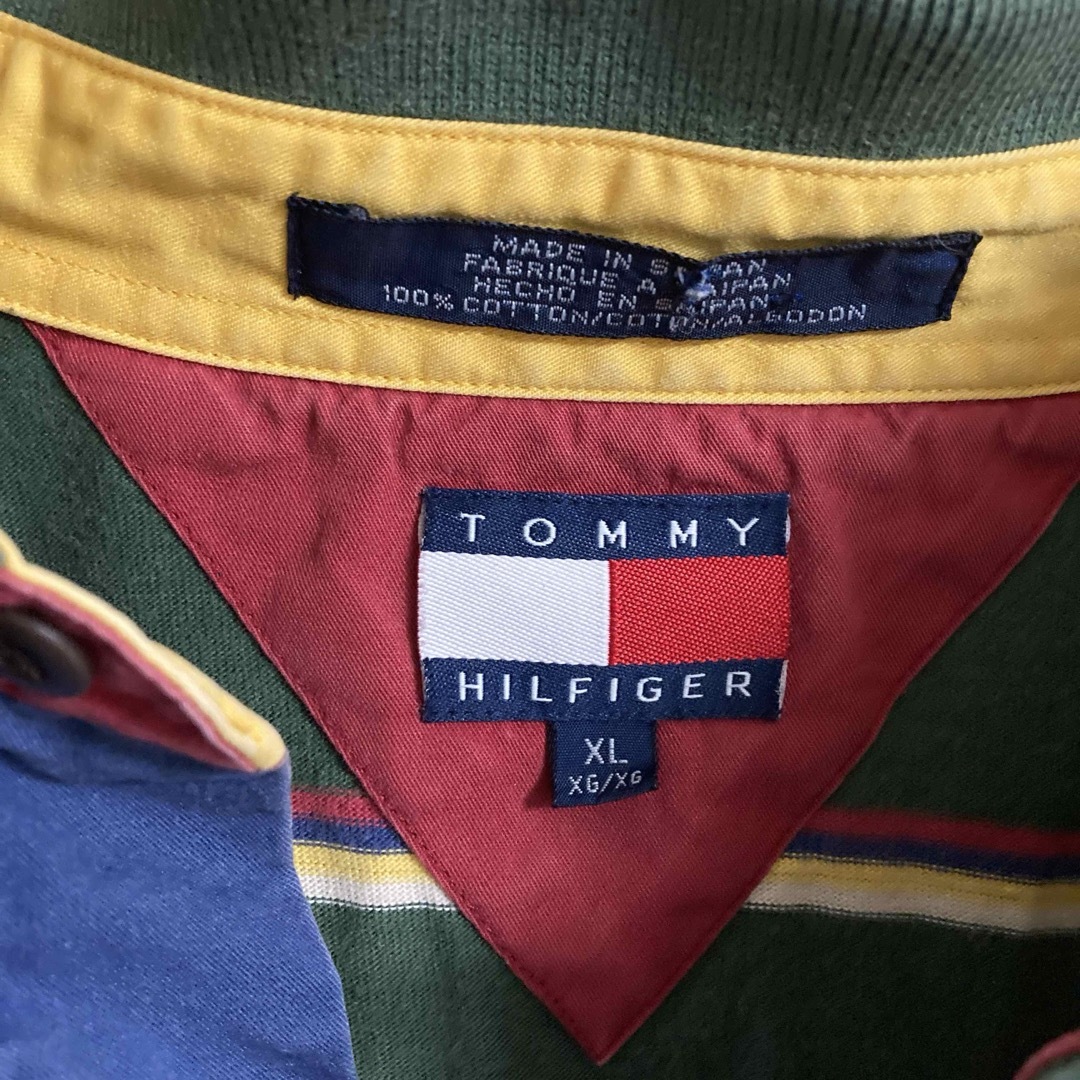 TOMMY HILFIGER(トミーヒルフィガー)のトミーヒルフィガー⭐️90s⭐️オーバーサイズ⭐️古着⭐️ メンズのトップス(ポロシャツ)の商品写真