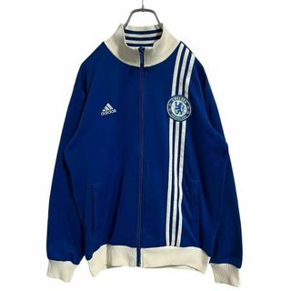 アディダス(adidas)の3044 adidasトラックジャケット CHELSEA BLU/WHT L(ジャージ)