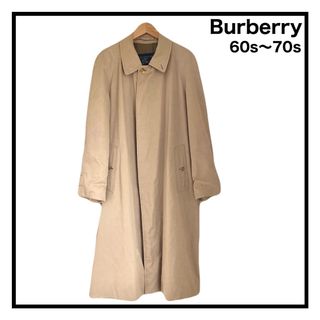 BURBERRY - 超希少　60s〜70s　オールドバーバリー　ヴィンテージトレンチコート　メンズ　