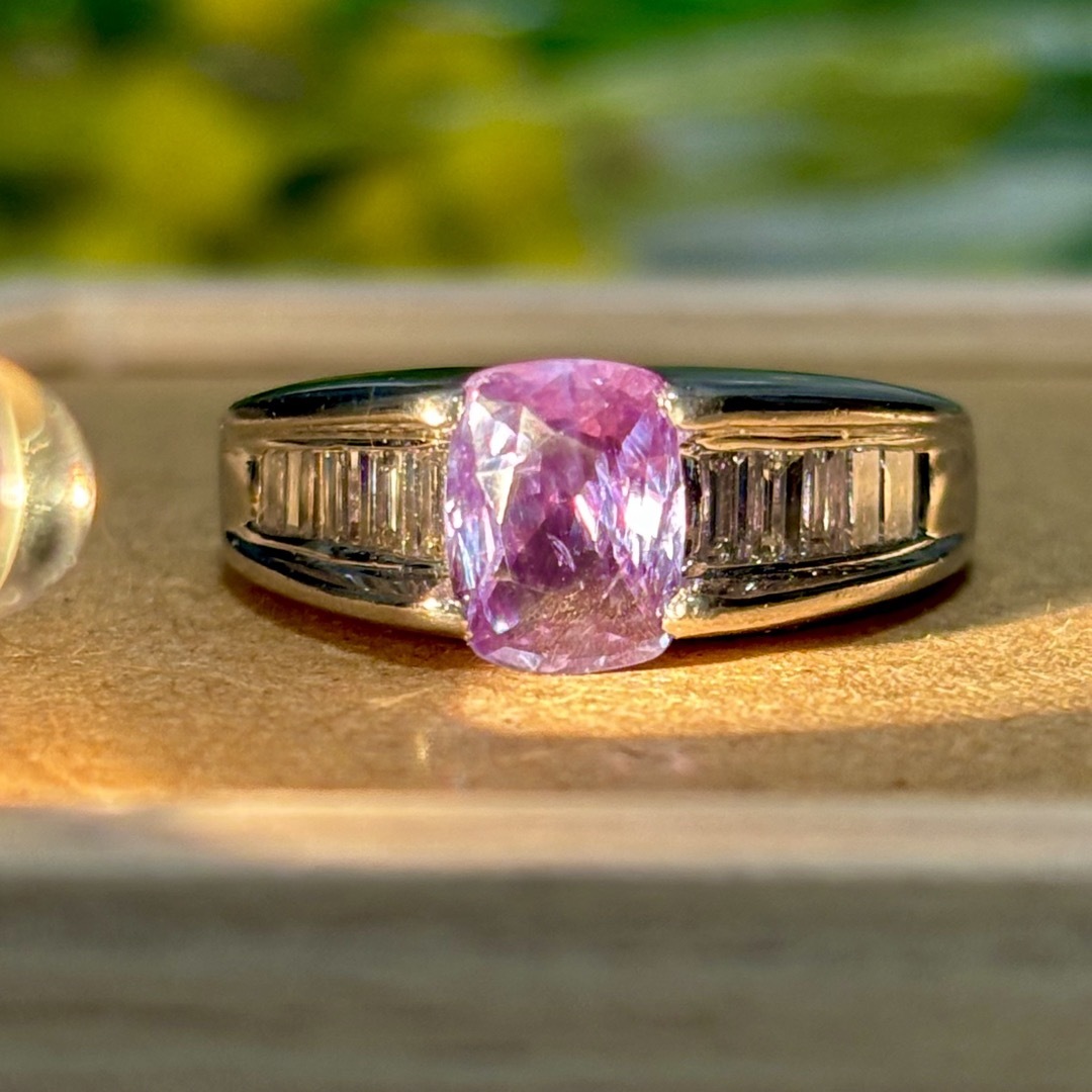 Pt900 アレキサンドライト1.710ct ダイヤ0.530ct リング レディースのアクセサリー(リング(指輪))の商品写真