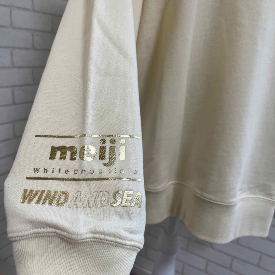 WIND AND SEA(ウィンダンシー)のウィンダンシー meiji コラボ 新品L クルーネック スウェット トレーナー メンズのトップス(スウェット)の商品写真