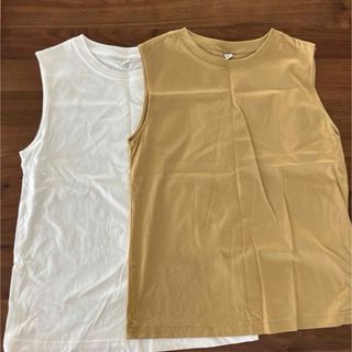 ユニクロ(UNIQLO)のユニクロノースリーブMセット売り(シャツ/ブラウス(半袖/袖なし))