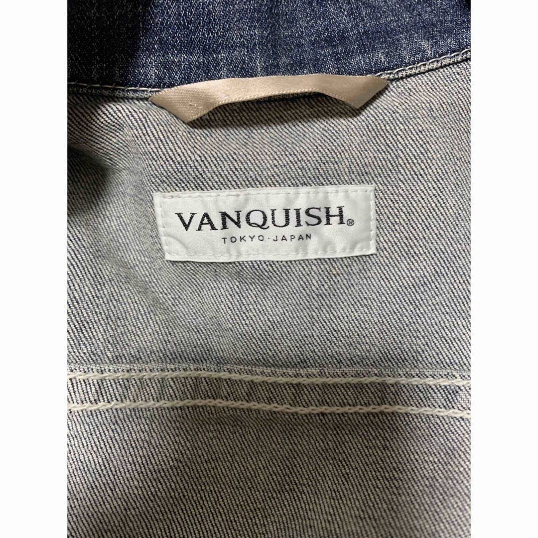 VANQUISH(ヴァンキッシュ)のヴァンキッシュ vanquish Gジャン　デニムジャケット　M レディースのジャケット/アウター(Gジャン/デニムジャケット)の商品写真