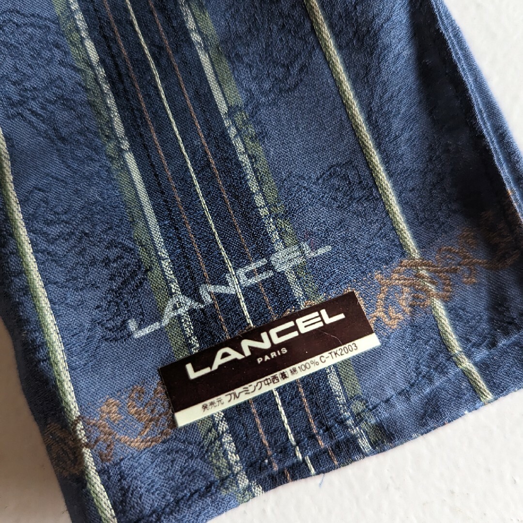 LANCEL(ランセル)のLANCEL/ランセル　紳士ハンカチ　未使用➉　6/30 メンズのファッション小物(ハンカチ/ポケットチーフ)の商品写真