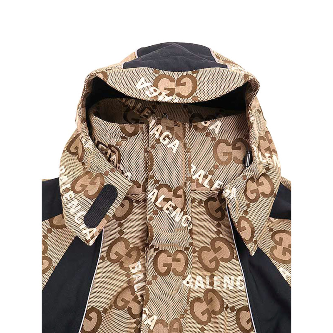 Gucci(グッチ)のGUCCI × BALENCIAGA グッチ×バレンシアガ 21AW The Hacker Project Jumbo GG Jacket ジャケット  ブラウン系 36 レディースのジャケット/アウター(その他)の商品写真