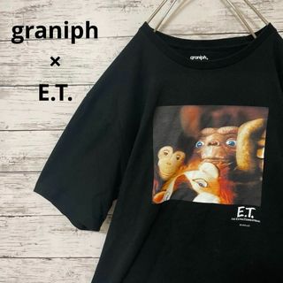 グラニフ(Graniph)のgraniph × E.T. Tシャツ クローゼット コラボ 人気 映画 黒(Tシャツ/カットソー(半袖/袖なし))