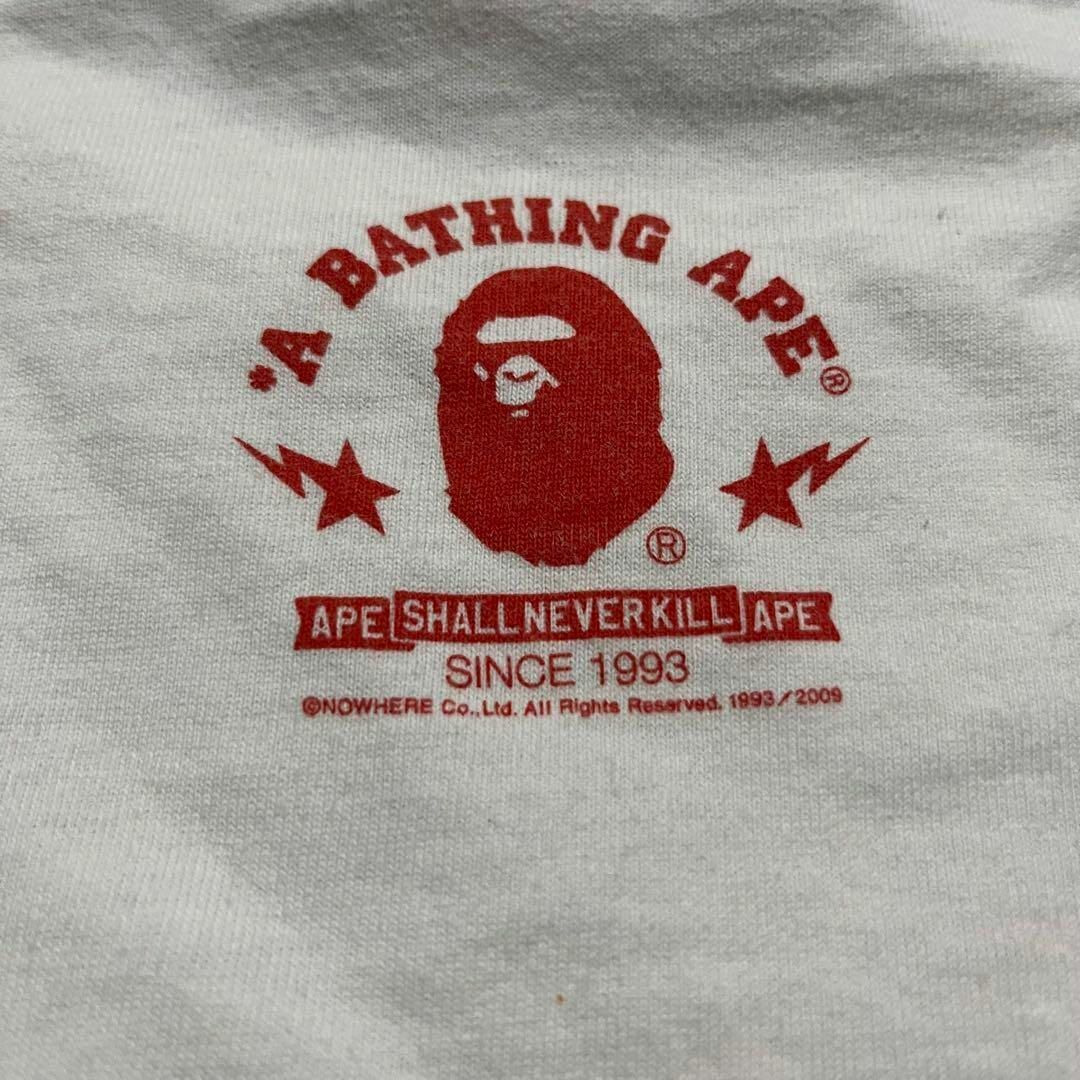 A BATHING APE(アベイシングエイプ)のA BATHING APE Tシャツ ファイヤー BAPESTA  ベイプスタ メンズのトップス(Tシャツ/カットソー(半袖/袖なし))の商品写真