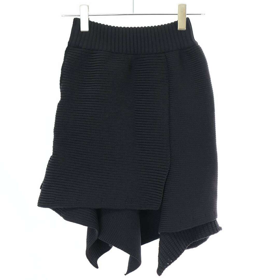 sacai(サカイ)のsacai サカイ 24SS Knit Skirt ニットスカート 24-07102 001(ブラック) 0 レディースのスカート(その他)の商品写真