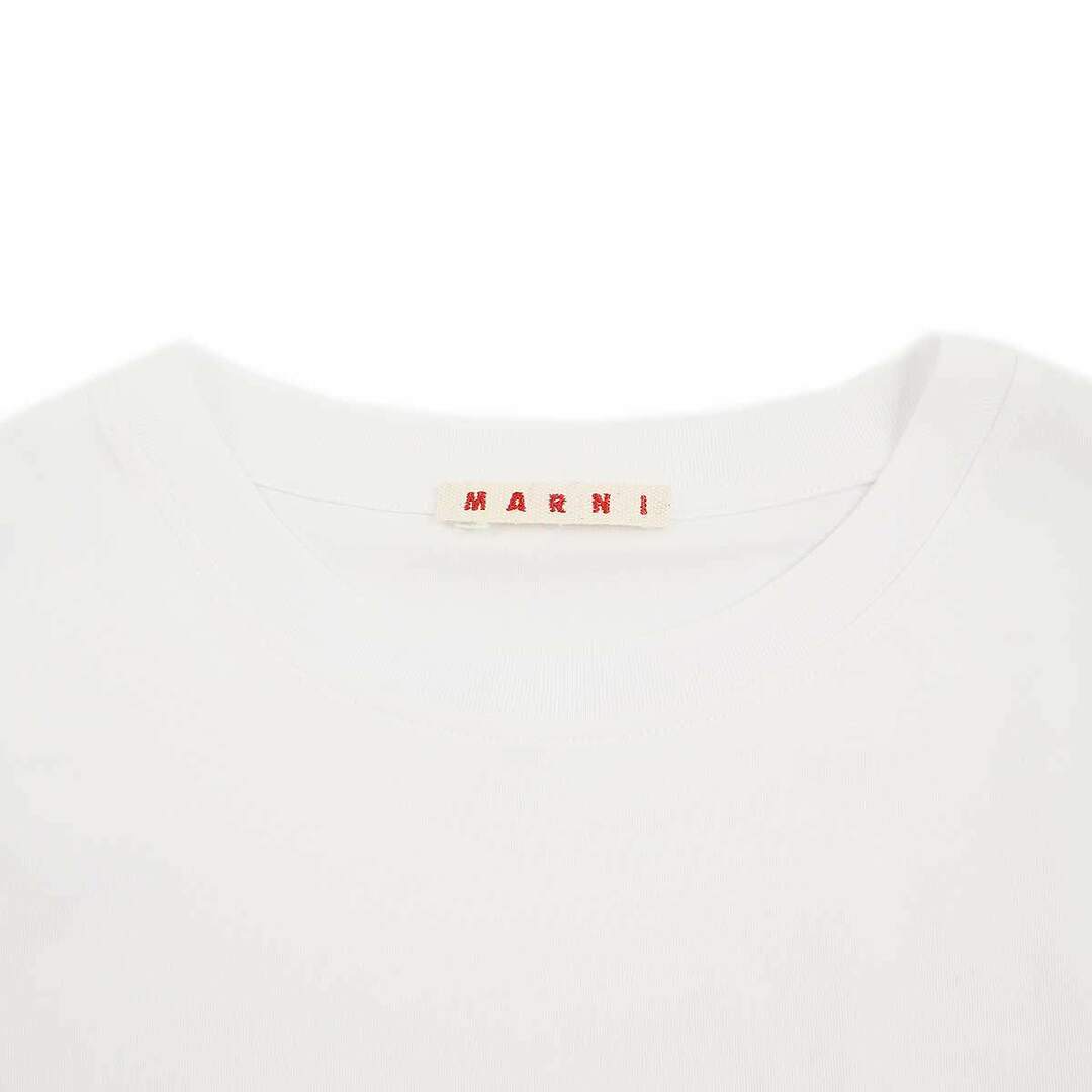 Marni(マルニ)のMARNI マルニ 23SS ロゴプリントロングスリーブカットソー THJE0294P1 USCS11 ホワイト 38 レディースのトップス(Tシャツ(長袖/七分))の商品写真