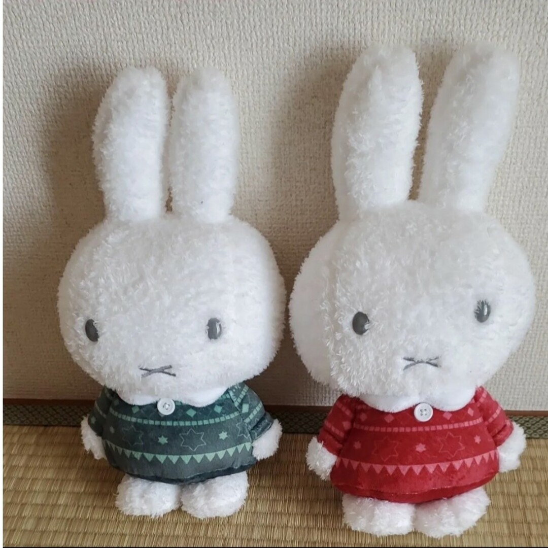 miffy(ミッフィー)のミッフィーぬいぐるみ　2体セット エンタメ/ホビーのおもちゃ/ぬいぐるみ(キャラクターグッズ)の商品写真