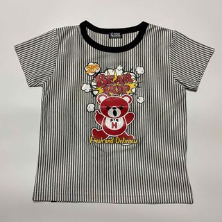 HYSTERIC GLAMOUR - ヒステリックグラマー Tシャツ 半袖 ヒスベアー ストライプ フリーサイズ