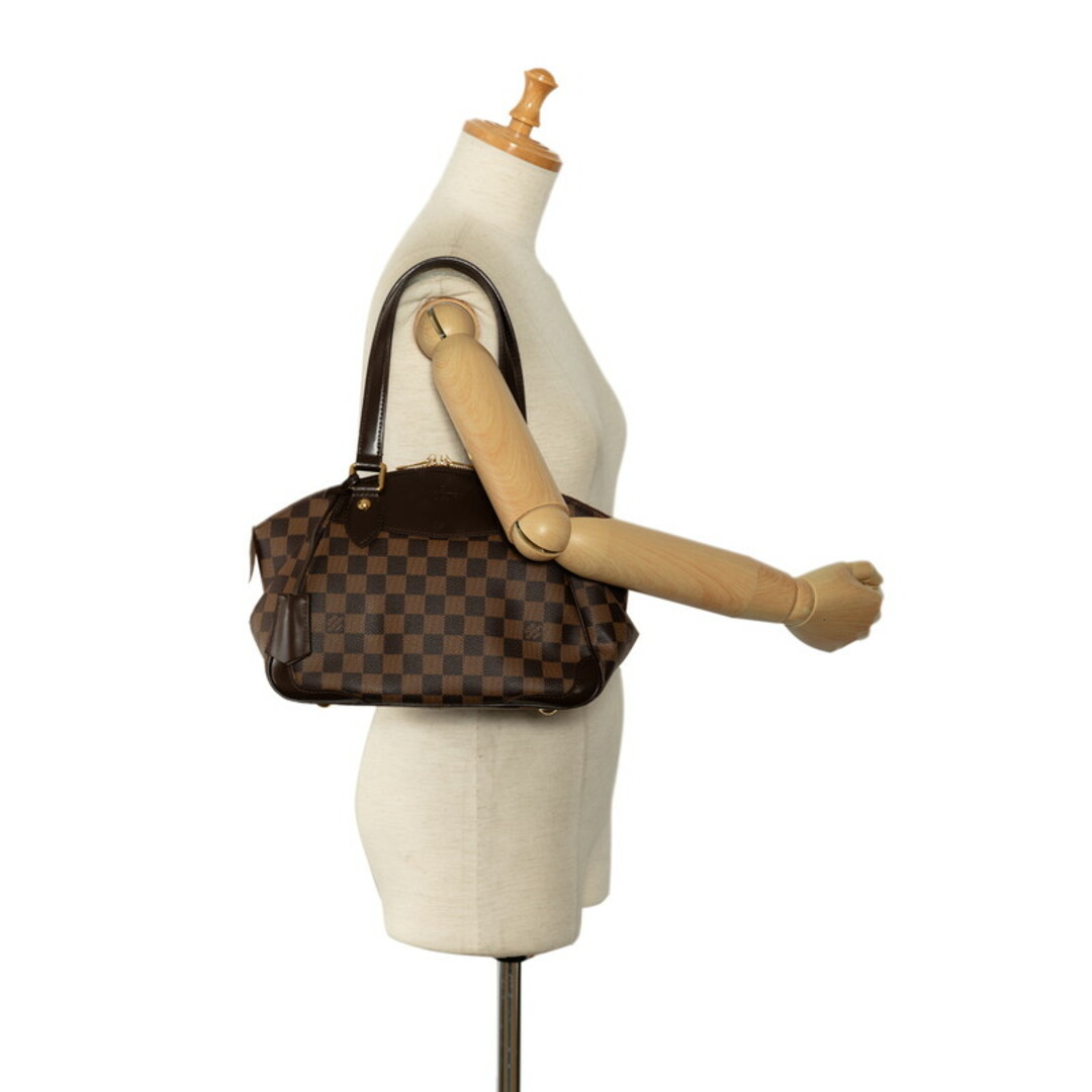LOUIS VUITTON - ルイ ヴィトン ダミエ ヴェローナPM ハンドバッグ LOUIS VUITTON - ルイ ヴィトン ダミエ ヴェローナPM ハンドバッグ