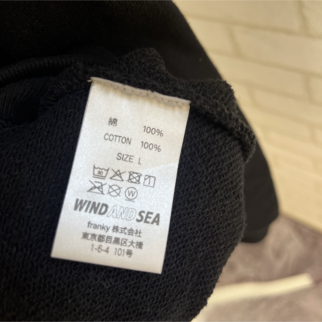 WIND AND SEA(ウィンダンシー)のウィンダンシー 新品 L WIND AND SEA スウェット トレーナー メンズのトップス(スウェット)の商品写真