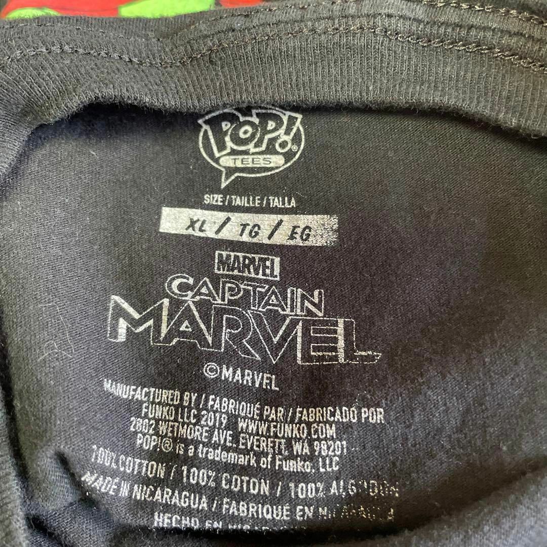 MARVEL(マーベル)のマーベル　POPシリーズ　半袖Ｔシャツ　黒ブラック　サイズＸＬ　メンズ古着 メンズのトップス(Tシャツ/カットソー(半袖/袖なし))の商品写真