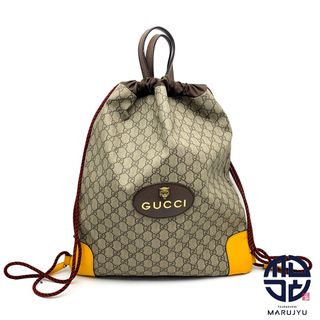 グッチ(Gucci)のGUCCI グッチ GGスプリーム ドローストリング タイガー 虎 バックパック リュック 473872 バック 鞄 カバン ブランド(リュック/バックパック)