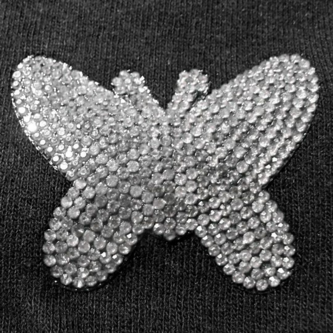 3個セット　ラインストーン　蝶々　ワッペン　ハンドカバー　グローブ　指なし　手袋 レディースのファッション小物(手袋)の商品写真