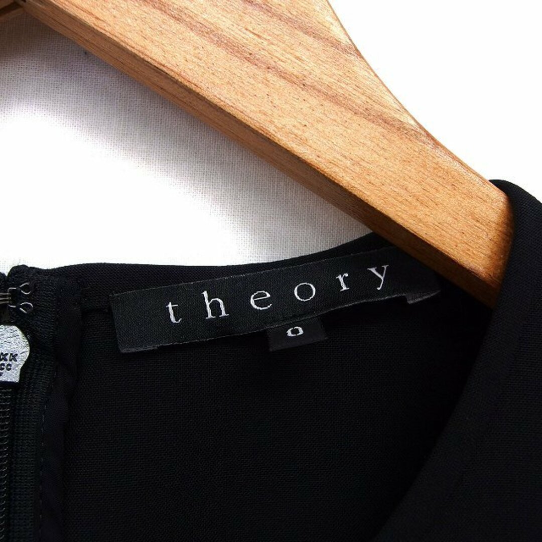 theory(セオリー)のセオリー ワンピース フレア ひざ丈 ウール バックジップ ノースリーブ 0 レディースのワンピース(ひざ丈ワンピース)の商品写真